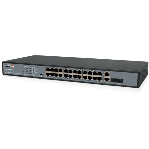 Provision Isr 24-portni 10/100 PoE Switch 370W +2 combo porta slika 2