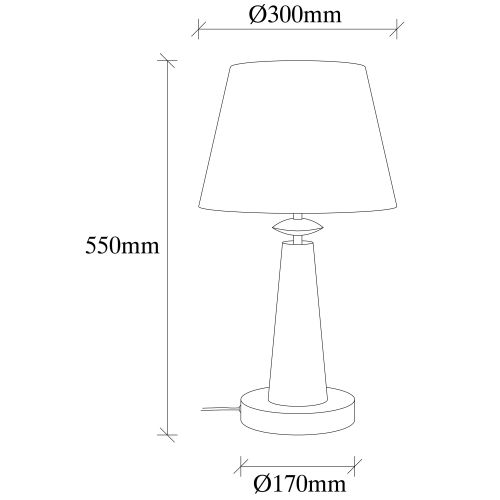 Pardo - 3041 Antik Stona Lampa slika 3