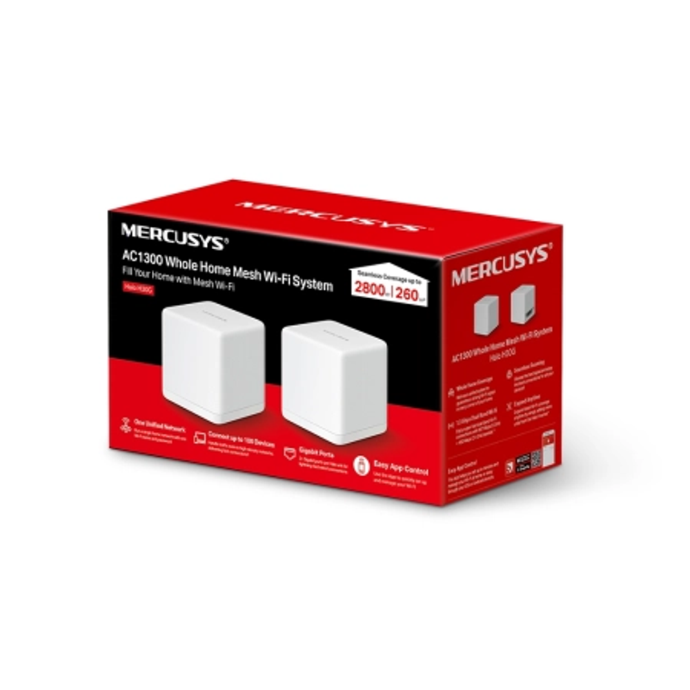 Mercusys Halo H30G (2-PACK) AC1300 Whole Home Mesh Wi-Fi System slika 4