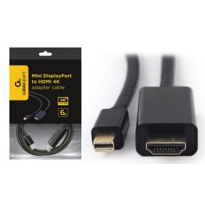 CC-mDP-HDMI-6 Gembird Mini DisplayPort to HDMI 4K cable, 1.8m