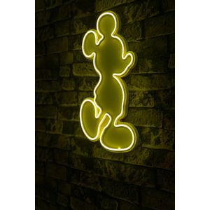 Wallity Ukrasna plastična LED rasvjeta, Mickey Mouse - Yellow