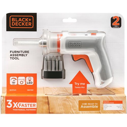 black & decker aku odvijač 3,6 v 1,5 ah + dodatki  slika 1