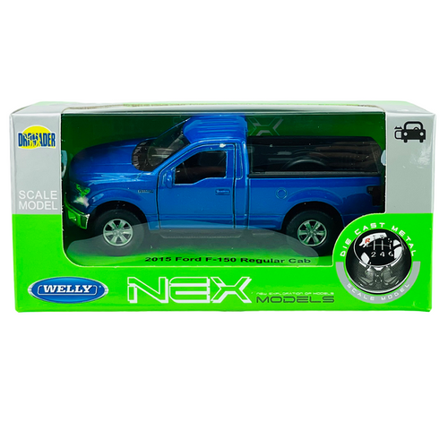 Ford F150 regular cab plavi 1:34 slika 5