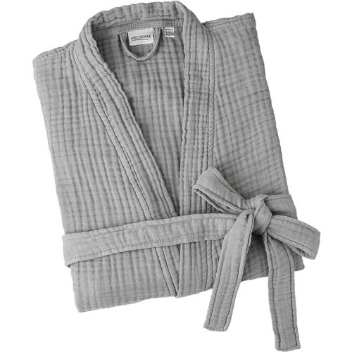 Kimono - Grey Grey Unisex Bathrobe slika 6