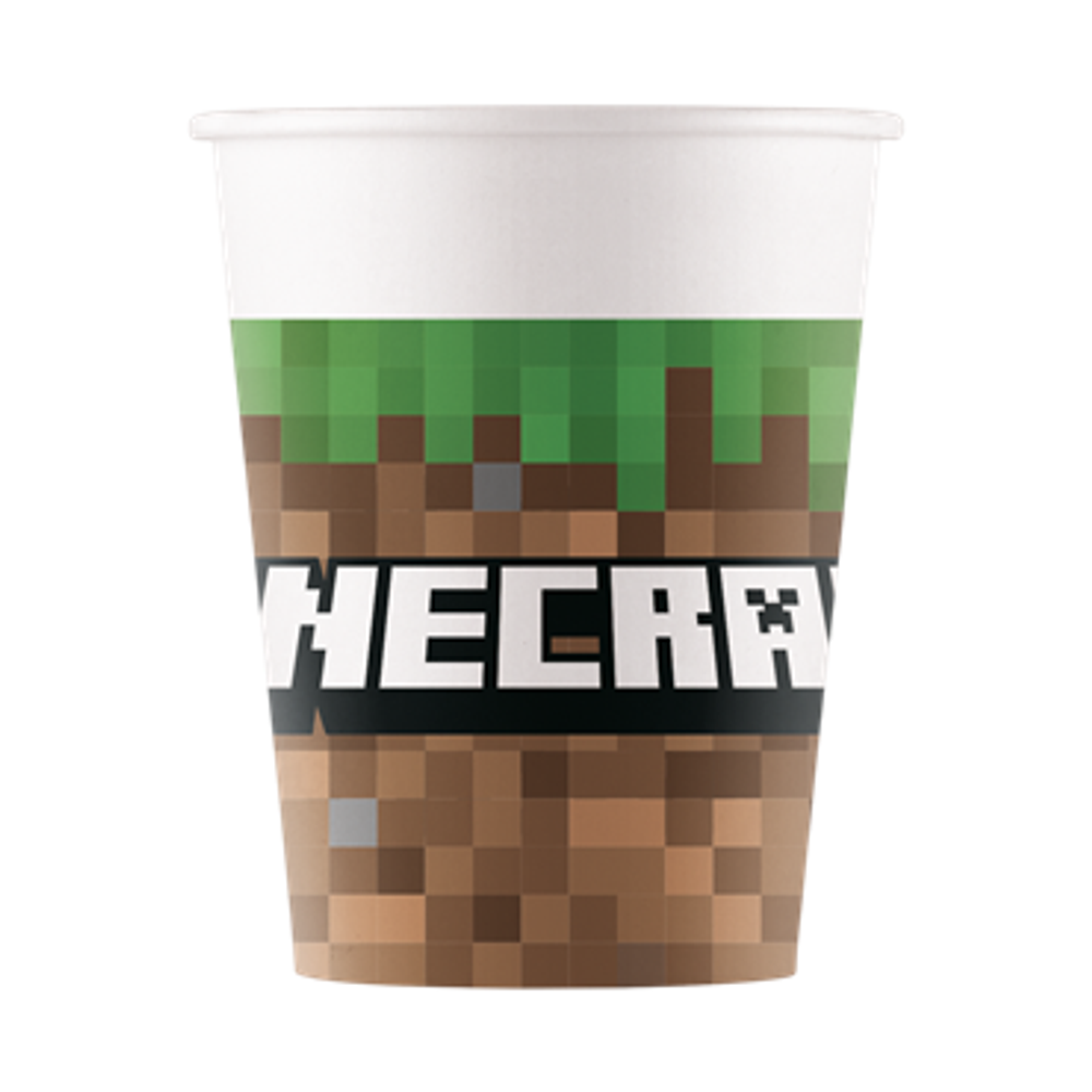 Papirna čaša Minecraft 200 ml, 8 kom slika 1