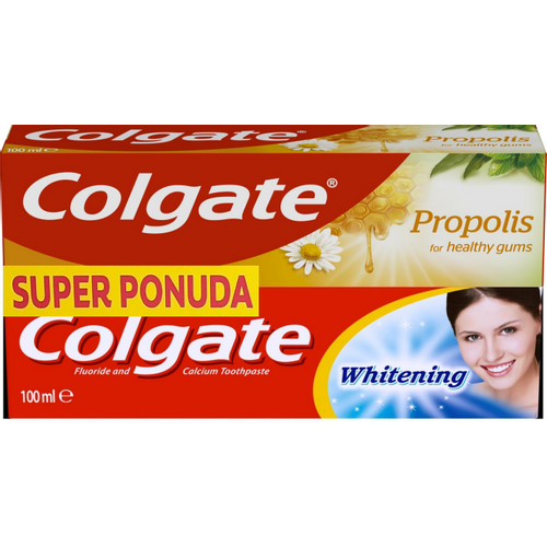 Colgate zubna pasta Whitening 100ml + Colgate zubna pasta Propolis 100ml SUPER PONUDA slika 1