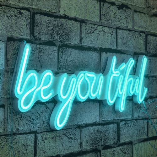 Wallity Ukrasna plastična LED rasvjeta, Be you tiful - Blue slika 8