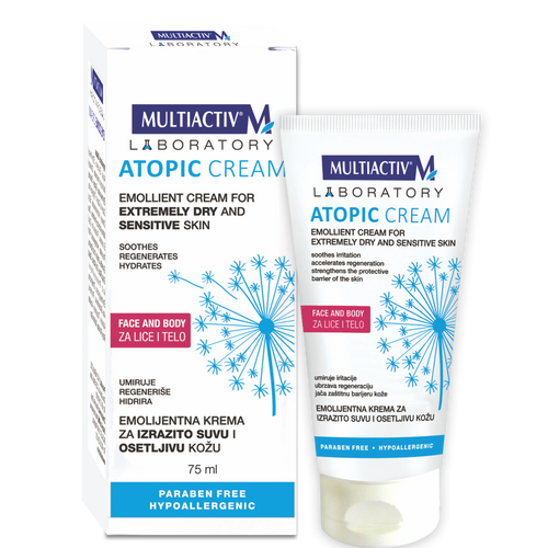 Multiactiv ATOPIC CREAM Emolijentna krema za izrazito suvu i osetljivu kožu 75ml slika 1