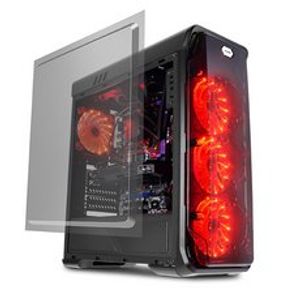 TOWER LC Power Gaming 988B-ON Red Typhoon Black