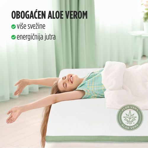 Naddušek/Roll up Vitapur AloeVera  II  80x200 cm slika 6