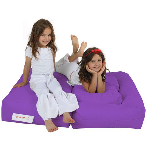 Atelier Del Sofa Vreća za sjedenje, Kids Double Seat Pouf - Purple slika 7