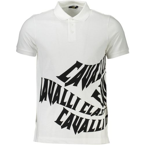 CAVALLI CLASS POLO SHORT SLEEVE MAN WHITE slika 1