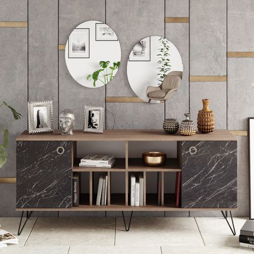 Lorenz Ayna Walnut
Black Console slika 2