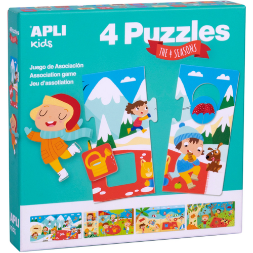 APLI kids XL puzle godišnja doba slika 1