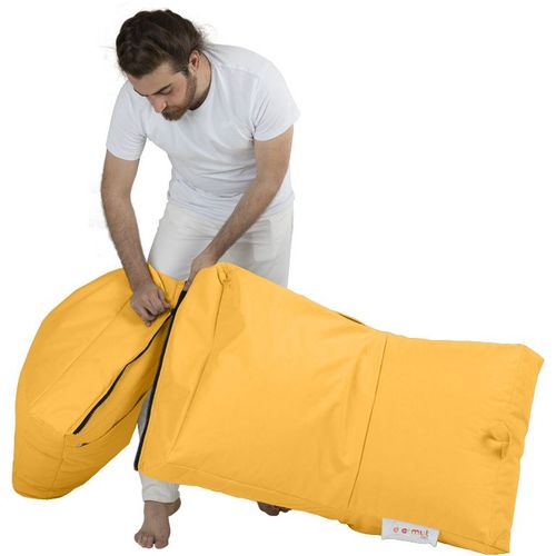 Atelier Del Sofa Vreća za sjedenje, Siesta Sofa Bed Pouf - Yellow slika 3