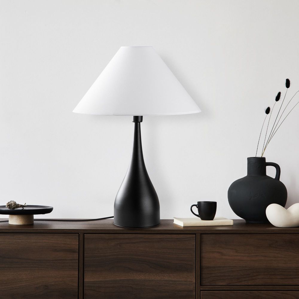 Luna - Crno-bijela stolna lampa 15269 slika 1