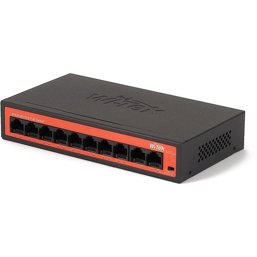 Wi-Tek WI-PS210H 10-Port 48V 100Mbps economical PoE Switch with 8-Port PoE slika 3