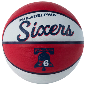 Wilson team retro philadelphia 76ers mini ball wtb3200xbphi