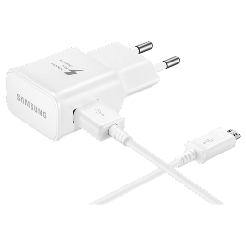 Samsung univerzalni adapter microUSB, beli, 2A 15W slika 1