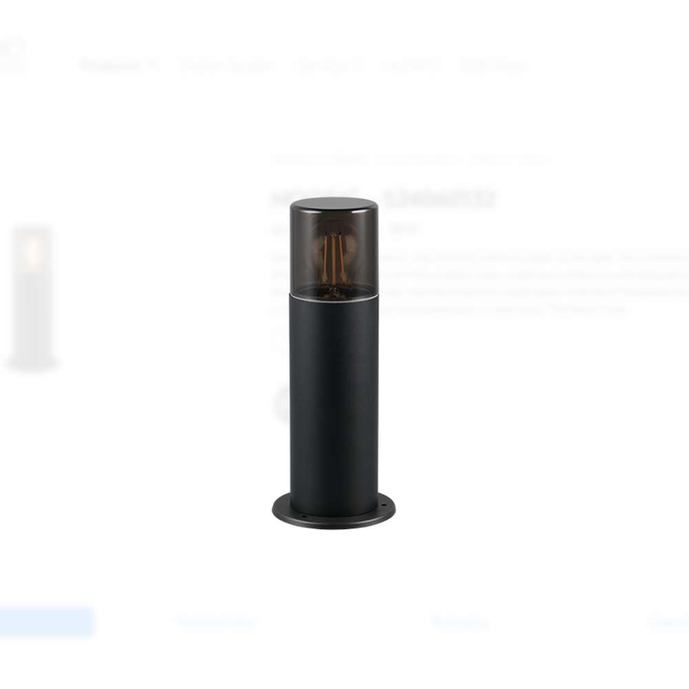 Hoosic podna lampa black H30cm slika 2