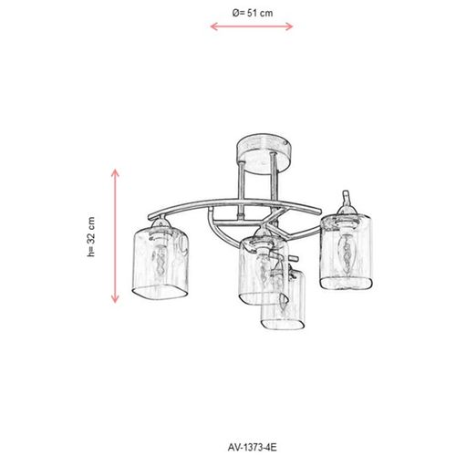 Luster Antiquation AV-1373-4E slika 3