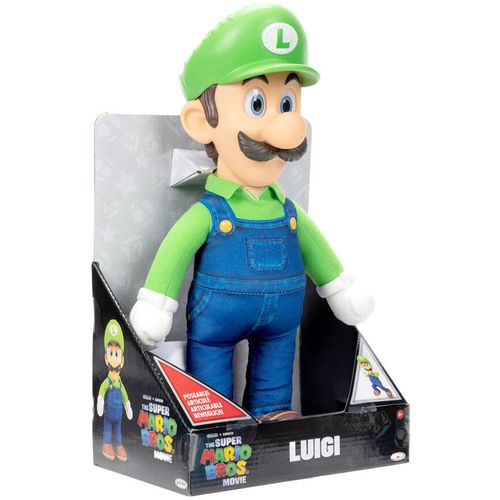 Super Mario Bros The Movie Luigi plush toy 30cm slika 6