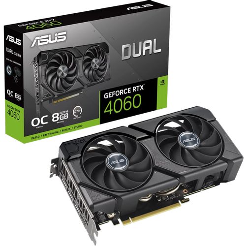 ASUS nVidia GeForce RTX 4060 8GB 128bit DUAL-RTX4060-O8G-EVO grafička karta slika 1