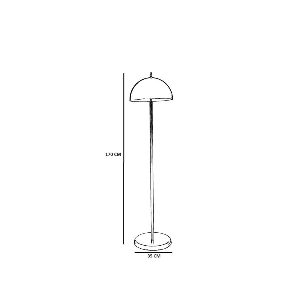 Veliki Retro Eskitni Lampadar u Zlatnoj Boji slika 5