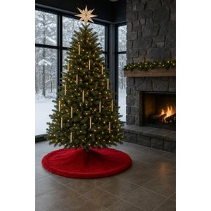 Christmas tree rug Yilbasi - Red 6, colour: red