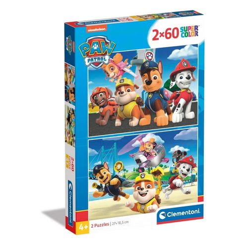 Clementoni Puzzle 2X60 Paw Patrol slika 1