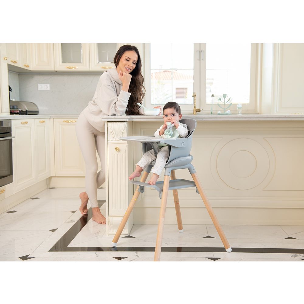 Kikka Boo Hranilica Woody 6u1, Grey slika 11