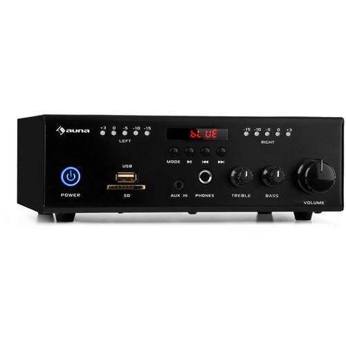 Auna Amp4 BT SE mini stereo pojačalo, Crna slika 10