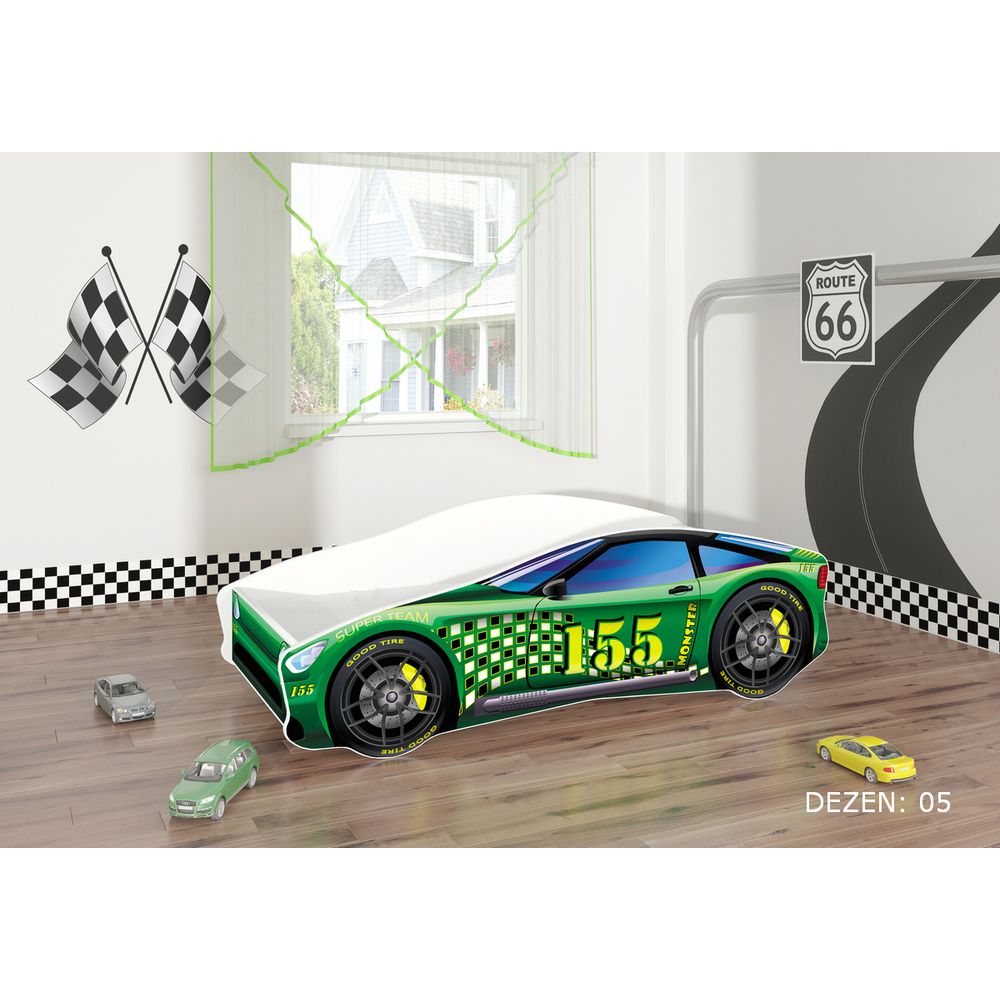 ACMA Dječiji krevet Car - 160x80cm - Dezen 05 slika 2