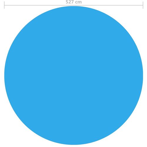 Pokrivač za bazen plavi 527 cm PE slika 23