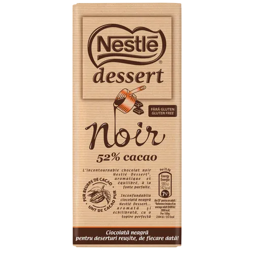 Nestlé dessert Noir čokolada 205g KRATAK ROK slika 1