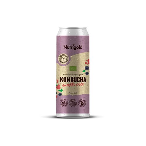 Nutrigold Kombucha Šumsko voće - Organska 330ml  slika 1