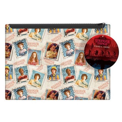 Stranger ThIngs (Polaroid) Flat Pencil Case slika 1