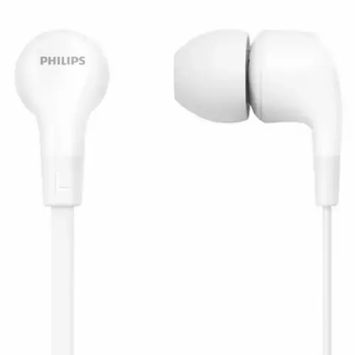 Slušalice bubice Philips TAE1105WT, bele slika 1