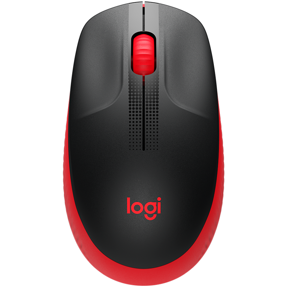 LOGITECH M190 bežični miš, crveni slika 1