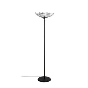 Opviq Podna lampa FARAC, crna, metal, 50 x 50 cm, vsina 148 cm, dimenzija sjenila 50 x 14 cm, duljina kabla 350 cm, E27 40 W, Farac - 4100