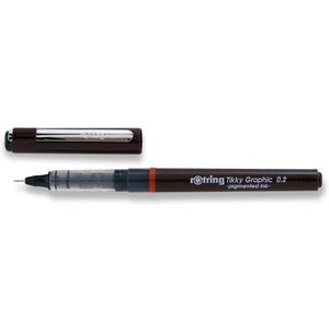 Rotring Tikky graphic fineliner 0,2 crni