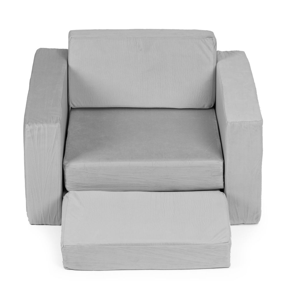 Ecotoys DIY modularna sofa sa 8 jastuka - siva slika 3