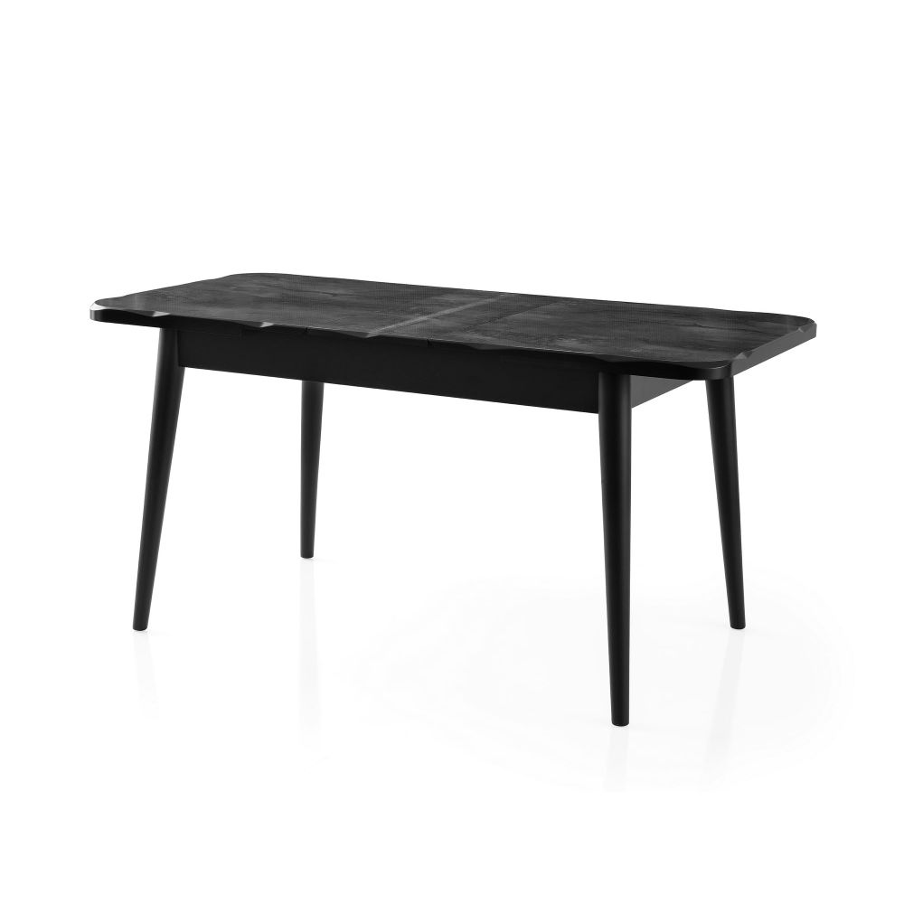 Crea - 2941 Crni Produživi Trpezarijski Sto slika 9