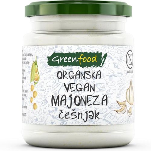 Greenfood Majoneza Sa Češnjakom Eko Vegan 270g slika 1