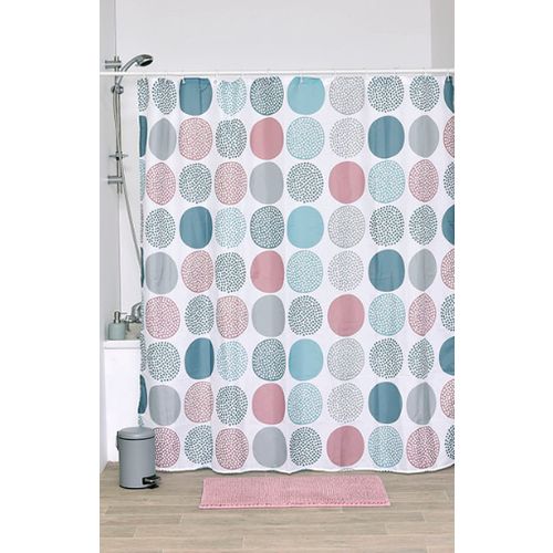 TENDANCE ZAVESA ZA KADU + 12 BELIH PP KUKICA 180X200CM POLIESTER GAIA 1205664 slika 1