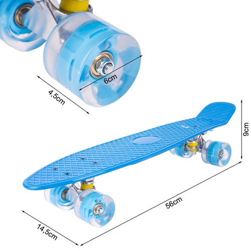 Dječji skateboard plavi slika 1