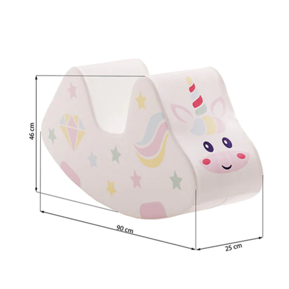IGLU Soft Play Ljuljačka JEDNOROG - Bijeli slika 6