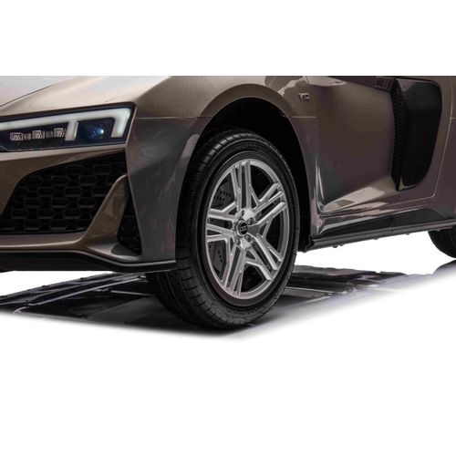 Licencirani auto na akumulator Audi R8 Spyder LIFT - dvosjed - sivi slika 10