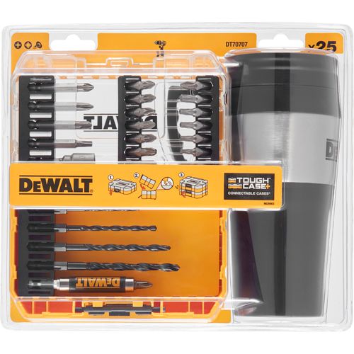 DEWALT 25 dijelni set bitova + šalica slika 1