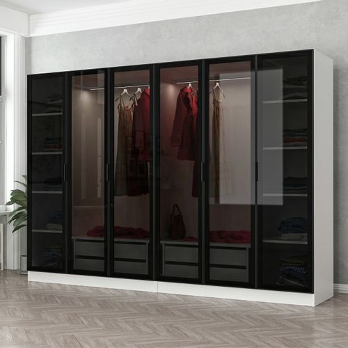 Kale - 6638 White
Black Wardrobe slika 1